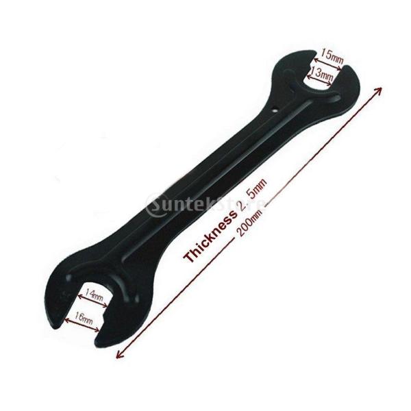 特徴： 軽量で耐久性。 材質：ステンレス鋼カラー：ブラックサイズ：* 4センチメートル20 / 7.9 * 1.6inch  パッケージに含まれるもの：  1×自転車レンチ...