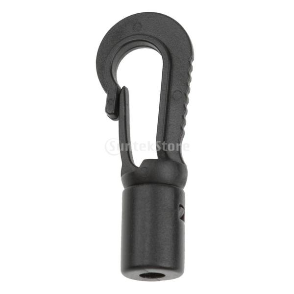 特徴： 材質：プラスチックカラー：黒フック全高：約。 4.5センチメートル/ 1.77インチあなたは、デッキ・キットを取り付けるストラップダウンネクタイまたはちょうどあなたのカヤック、ボートやカヌーにいくつかの壊れたものを交換することがあり...