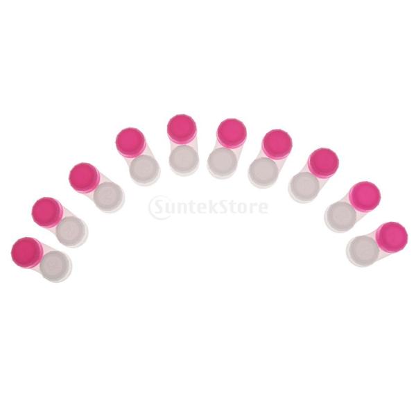 説明:真新しい100％ コンタクトレンズ浸漬ケース高品質の素材で作られ優れたシールがこぼれることを防止しますレンズの損傷を引き起こすのでにくく、トップケースをネジ仕様:材質：プラスチック重量：5グラム/個数量：10個入りサイズ：5.5×2....