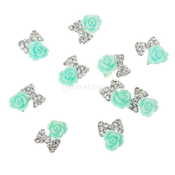 ホーム 学習 3d ネイルアート 装飾 合金 ラインストーン ピール ス