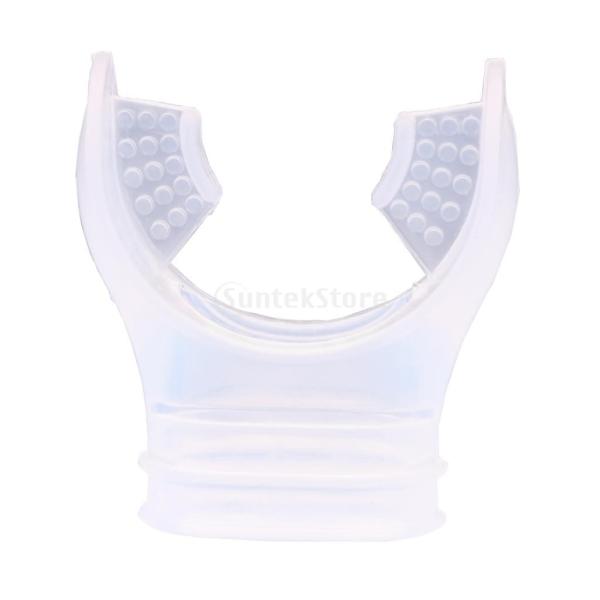 説明:噛みやすいようにマウスピースに小さなドットが付いています100% シリコーン.非毒性.抗アレルギー.老化防止ほとんどの通常のシュノーケリング シュノーケルに適したダイビングの必需品タイラップデザインにより.マウスピースをより適切に固定...