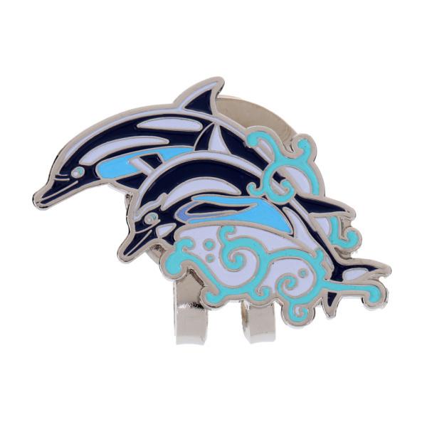 割引クーポン イルカパターン 磁気 ハットクリップ ゴルフ ボールマーカー キャップバイザー その他アクセサリー Www Francaisderome Com