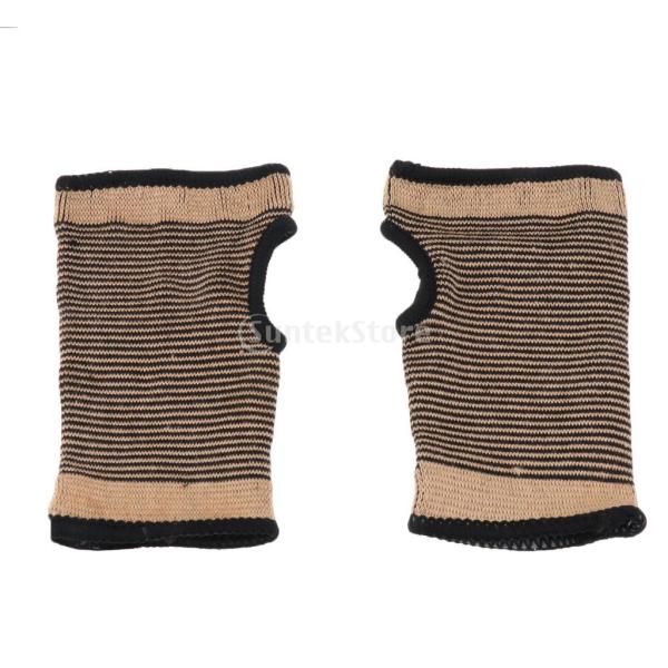 説明:高い弾力性は.リストガードをほとんどの手のサイズに合わせて調整することができますより良い固定と圧縮のための完全に伸縮性のあるヤシの保護装置滑り止め.通気性.汗吸収.着心地が快適手のひらや手首に圧縮とサポートを与え.怪我のリスクを最小限...