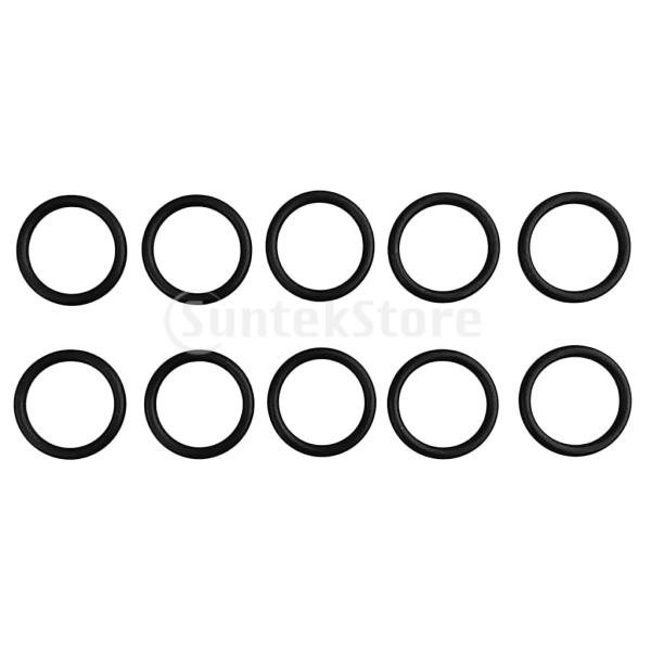 説明: 10個の標準スキューバダイビングダイブタンクOリング。 ニトリルゴム（NBR）、酸素には適していません。  BCD、レギュレータ、ホースによく使用されます。 タンクバルブ、HPおよびLPエアホースに最適です。 圧力計、ダイビング用具...