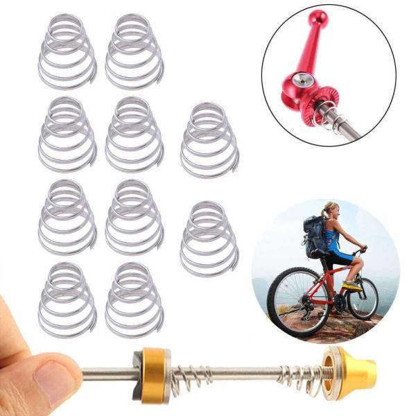 スプリング 自転車クイックリリースホイール串ハブ用 ステンレス鋼