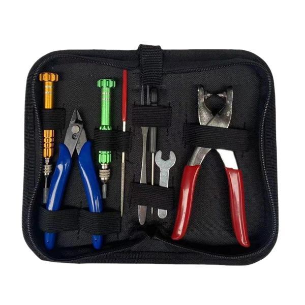 説明:ストリングクランプツールキットの開始:ストリングプライヤーニッパーセットは.ストリングを損傷することなくバドミントンストリングをしっかりと保持できるため.バドミントンラケットをよりきれいかつ簡単にストリングするのに役立ちます.パッケー...