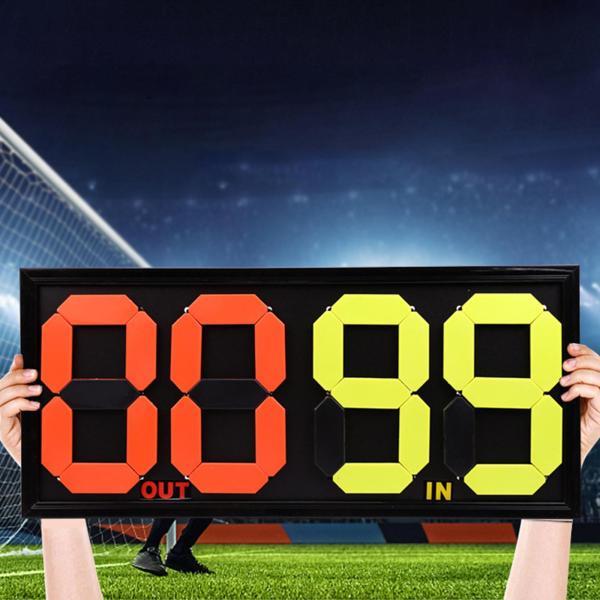 説明:便利: 4 桁のフットボール代替カード ボードは.00 - 99 の数字を投稿して.ゲームの代替手段やダウンタイムに使用できます.スコアボードとしても使えます.特長: 代用スコアボードは使いやすく.軽量で持ち運びやすく.収納にも便利で...