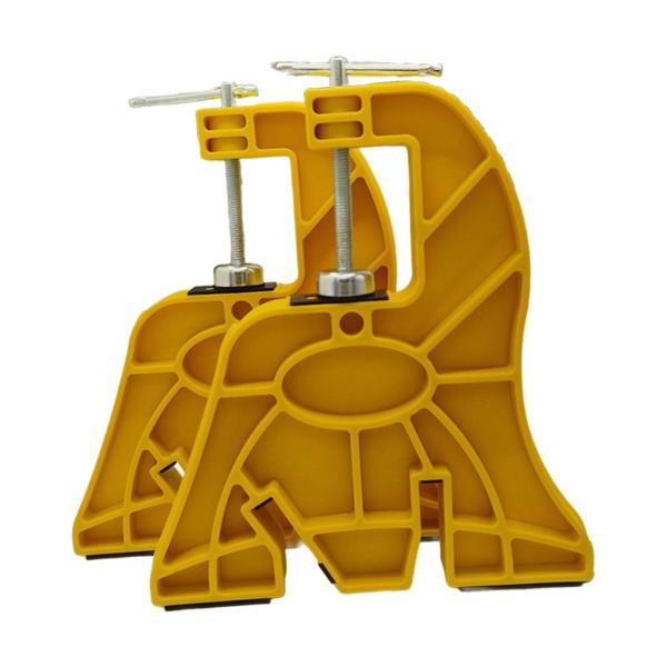 スキー＆スノーボードバイス ユニバーサル 使いやすいホルダー 滑り止めバイスグリップ イエロー 2個