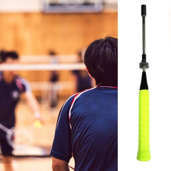 説明:[商品名]: バドミントンラケットトレーナー 力装置 力スティック 音 バドミントンラケット 指 腕 力 練習 熟練 力[プレミアム素材]: 高品質の木材と金属で作られたこのスイングトレーナーは.耐久性と長持ちするように作られており....