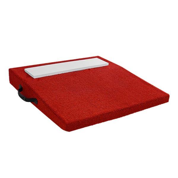 ピッチングマウンド ポータブルピッチングマウンド 76 x 10 cm 裏庭練習用 屋外屋内