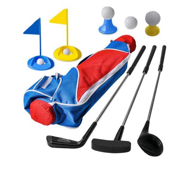 説明:[多用途で魅力的な遊び]: この子供用ゴルフおもちゃセットには.ミニクラブ.ボール.ホールなどのさまざまなアクセサリーが含まれており.自宅や屋内で簡単なゴルフ練習ができます.楽しいゲームプレイを通じて子供たちがゴルフへの興味を育むのを...