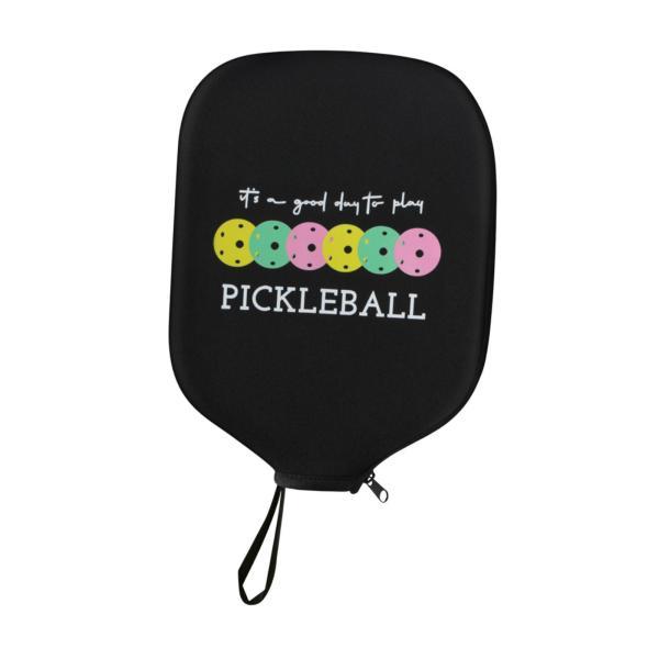 説明: rasteのほとんどのラケットに適しています]:28.5 cmx21.5 cm/11.22 inchx8.46インチの寸法で設計されたこのピクルスボールラケットカバーは.ほとんどのピクルスボールラケットに合わせて調整され.ぴったりと...