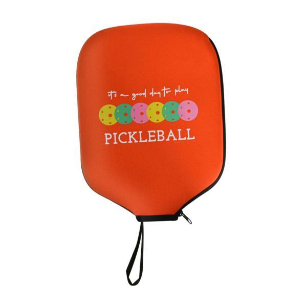 説明: rasteのほとんどのラケットに適しています]:28.5 cmx21.5 cm/11.22 inchx8.46インチの寸法で設計されたこのピクルスボールラケットカバーは.ほとんどのピクルスボールラケットに合わせて調整され.ぴったりと...