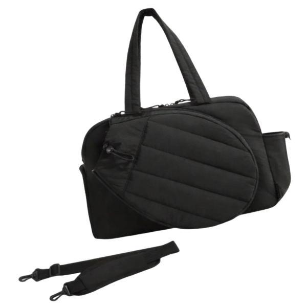 説明:[ラケット保護]テニスバッグは.2-3本のテニスラケットを安全に収納できる専用の厚みのあるフロントコンパートメントを備えており.衝突や傷を防ぎ.試合やトレーニングに最適です. [別々の収納]テニストートバッグは底に独立した靴入れがあり...