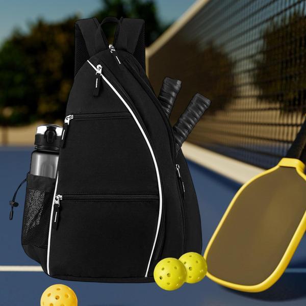 説明:[素材]: ピックルボールバッグはナイロンとオックスフォード布素材で作られており.防水性と耐摩耗性があります. [ピックルボール バックパック]: 女性と男性用のピックルボール バッグ バックパックは.ピックル.テニスラケット.バドミ...