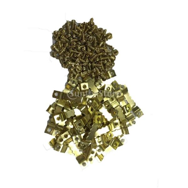 説明： ????材質：メタルサイズ：Approx.4.2 * 0.8 カラー：ブロンズネジとの強力な鋸歯状の額縁格納庫彼らは簡単に作られているフレームに使用してインストールし、独自のネジが付属して、マウントするのは簡単ですフォトフレームやク...