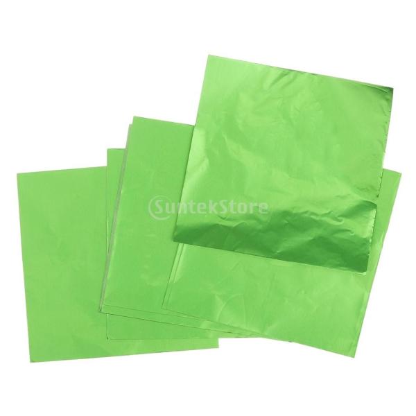 説明：  100pcsチョコレートキャンディーホイルの包み紙キャンディ、チョコレート、ケーキやキャンドルのパッケージのための理想的なカラフルなデザイン、あなたのDIY手作りの工芸品のための良い装飾あなたの友人のためのパーティー、結婚式、誕生...