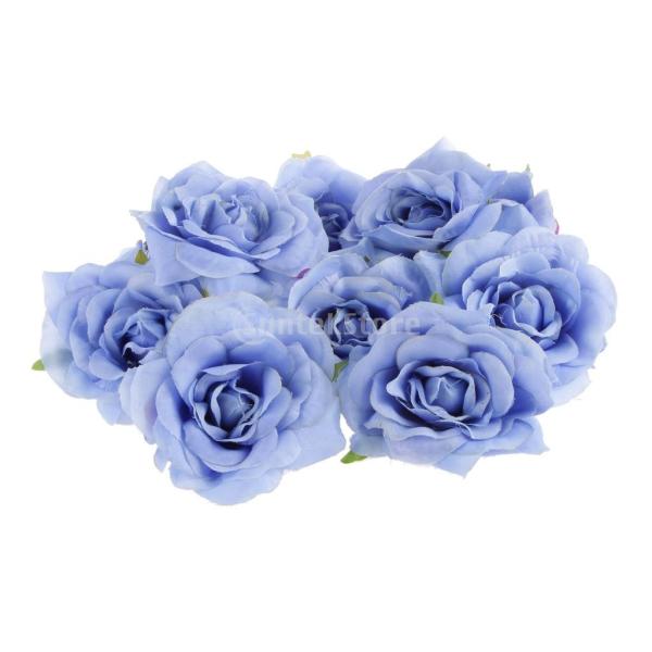 説明:材質：布（片面） パーティー、壁の装飾または特別な行事に最適です。 ヘアクリップまたはブローチ用のDIY よくできた美しい探し花の直径：7cm / 2.76インチパッケージに含まれるもの: 10×人工ローズ...