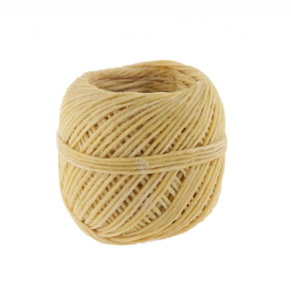 説明: 照明用シガーに使用し.DIYワックスコアにも最適  喫煙者のための低温炎  有機麻と天然蜜蝋製  全長は200フィートです  2色がご利用いただけます 仕様: 素材:麻繊維  色:示されているように サイズチャート: 全長:200フ...