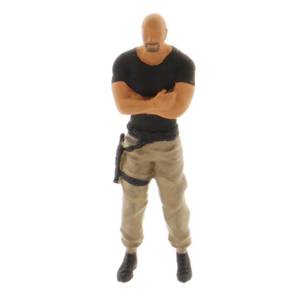 1/64ミニチュアレーシングカーシーンキャラクタームービーフィギュアモデルダークブラウン