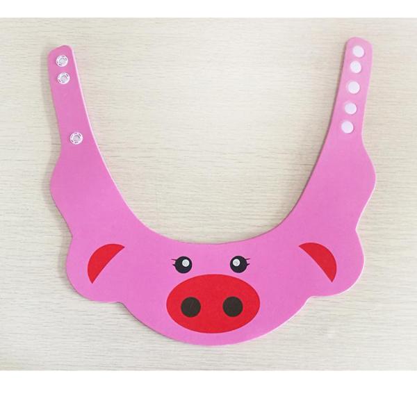 調節可能なベビーキッズシャンプーキャップバスハットヘアウォッシュシャワーウォッシュキャップピンク 新着