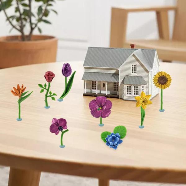 造花モデルセット ミニチュア盆栽植物フラワーモデルグリーンポットデコレーションミニオーナメントdiyプレゼント用 8種類 Stkショップ 通販 Yahoo ショッピング