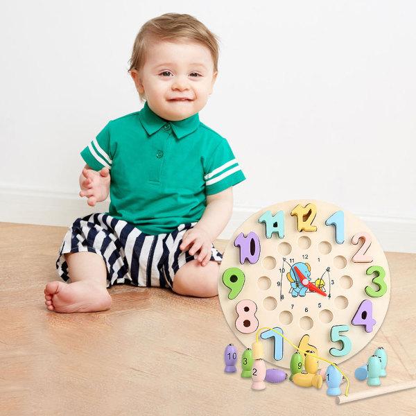 日本未入荷 おもちゃ 送料無料 キッズ時計おもちゃ学習時間教育玩具カラフルな時計釣りおもちゃ3歳までの子供のためのギフト Www Threeriversofs Com