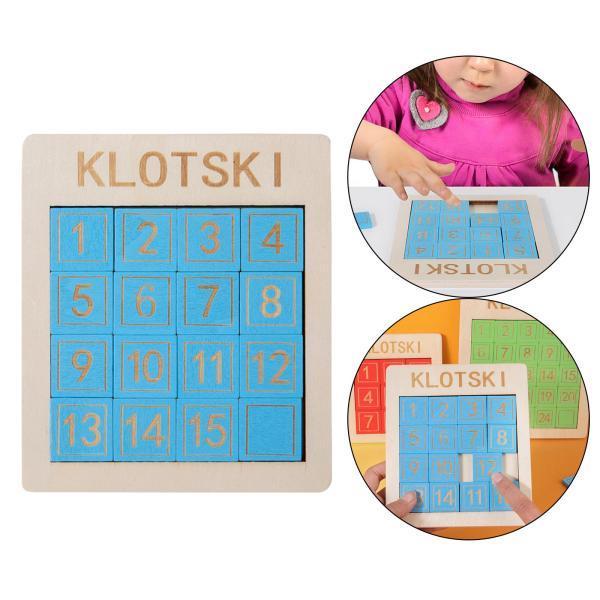 ナンバースライディングパズル就学前学習玩具頭の体操玩具14 5x12 7cm Stkショップ 通販 Yahoo ショッピング