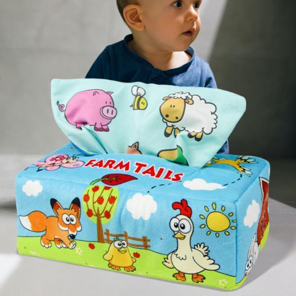 ティッシュボックス赤ちゃんのおもちゃモンテッソーリは幼児幼児新生児農場のための感覚のおもちゃを再生します Stkショップ 通販 Yahoo ショッピング