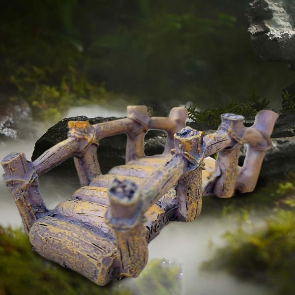 説明:FAIRY GARDEN BRIDGE: この樹脂製のフェアリー ガーデン ブリッジは.屋内のフェアリー ガーデン.盆栽.またはテラリウムの装飾に最適です.フェアリー ガーデン.ミニチュア ガーデン.屋内植物の飾り.ドールハウス.水槽...