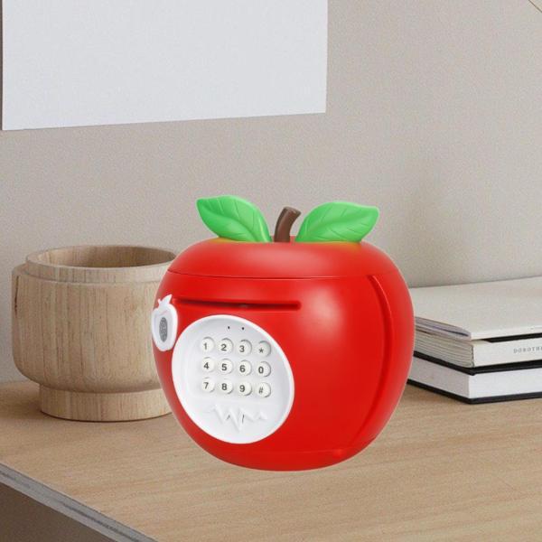 説明:[ユニークなデザイン]: このリンゴ型の貯金箱は.お子様に貯金の大切さを楽しく教える教育的な方法です.緑.赤.金.ピンクゴールドの4つの鮮やかな色があります. [インテリジェント機能]: 電子貯金箱には自動紙幣スクロール機能があります...