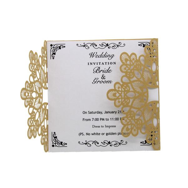 高級感あふれる クラシカルな招待状11選 Favori Blog ファヴォリ クラウドブログ 10pcs セットウェディングパーティー招待カード豪華な中空結婚式用品 Acores Com Br