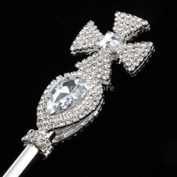 プリンセス クイーン 笏 杖 クロススタイル クリスタル ワンド 魔法のセプター 女王様の衣装 アクセサリー 全2色 銀 Buyee Buyee 日本の通販商品 オークションの代理入札 代理購入