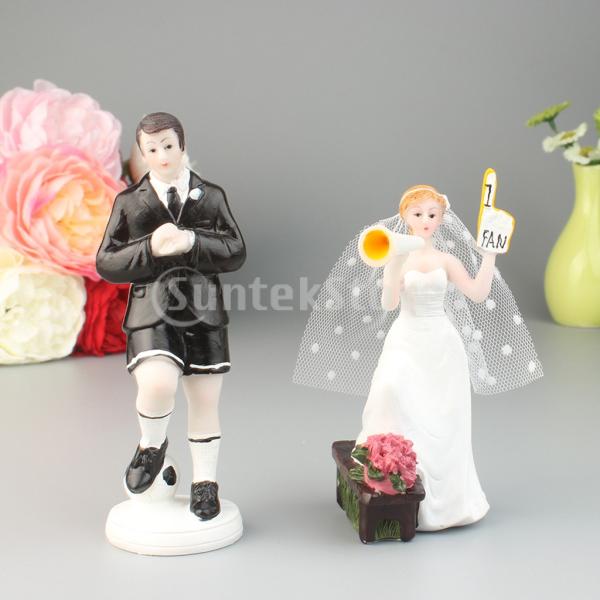 結婚式の新郎花嫁サッカーケーキトッパー樹脂カップル置物装飾 Buyee Buyee Japanese Proxy Service Buy From Japan Bot Online