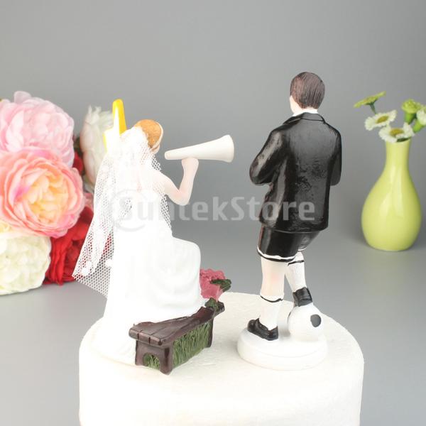 結婚式の新郎花嫁サッカーケーキトッパー樹脂カップル置物装飾 Buyee Buyee Japanese Proxy Service Buy From Japan Bot Online