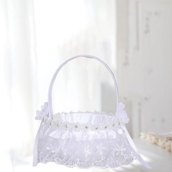 説明:[高品質素材]: 素朴なフラワーガールのバスケットは.信頼性の高いポリエステルとレース素材でできており.軽量で滑らかな表面が快適でソフトな手触りです.[結婚式用フラワーガールバスケット]: フラワーガールバスケットは.結婚式の必需品で...