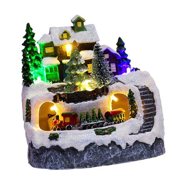 リビングルームレストランフェスティバル用クリスマスビレッジハウス 