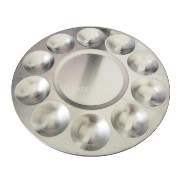 塗料パレット 水彩絵の具皿 アルミ合金 ペイントパレット ラウンド 絵の具 Buyee Buyee 日本の通販商品 オークションの代理入札 代理購入