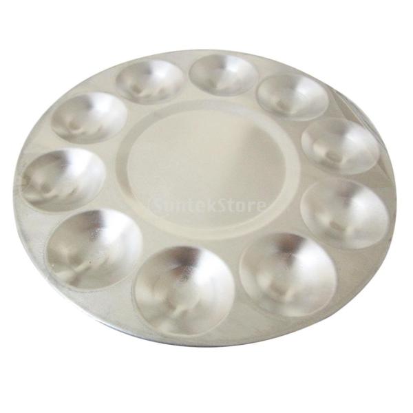 塗料パレット 水彩絵の具皿 アルミ合金 ペイントパレット ラウンド 絵の具 Buyee Buyee 日本の通販商品 オークションの代理入札 代理購入