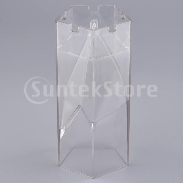 説明:金型、溶融ワックス成形ツールを作る1ピース五角形山形プラスチックキャンドル使いやすく、きれいになり、透明なデザインは金型の内側をチェックするのがとても簡単です、そしてあなたはドライフラワー、パレット、顔料と他のもののような装飾品を記入...