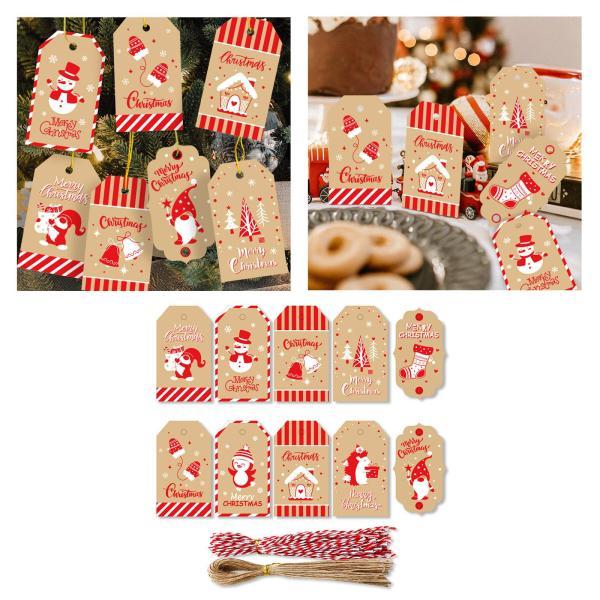 説明:-パッケージに含まれるもの:100個のタグ(10スタイル).50個のロープ.50個の赤い綿のロープ. -クリスマスクラフトギフトタグ.あなたはあなたのパッキングボックスを飾るためにそれを使うことができます.クリスマスに最適! -DIY...