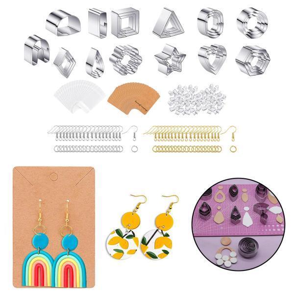 ポリマークレイカッターセット手作りクレイイヤリングカッターデザート