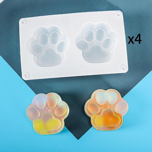 説明:高品質:猫の犬のペットの足の型は.食品グレードのシリコーンでできており.耐熱性と耐寒性がありますが.長期間使用できるほど頑丈です.使いやすさ:犬の猫の足の型は柔軟性があり.表面がべたつかず.掃除や保管も簡単です.解放のしやすさ:型をひ...