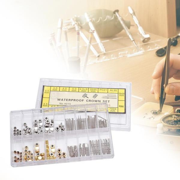 時計リューズ、ステンレススチール時計リューズスプリングバー