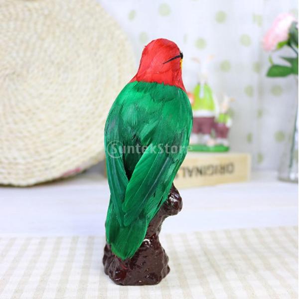 鳥モデル 置物 生き生き 人工羽根 ガーデン 園芸 オーナメント 庭の装飾 プレゼント