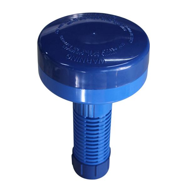 フローティングプール塩素ディスペンサー調整可能な通気口キャップ1inch_Blue