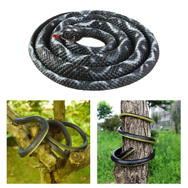 説明:47インチの大きなリアルなラバースネーク.素材:成形であれ.物理的な感触であれ.環境にやさしい柔らかいゴムでできており.他のラフな製品とは異なり.本物のヘビを非常に模倣しています.長さ:長さ約47インチ/ 120cm.実際のヘビのサイ...