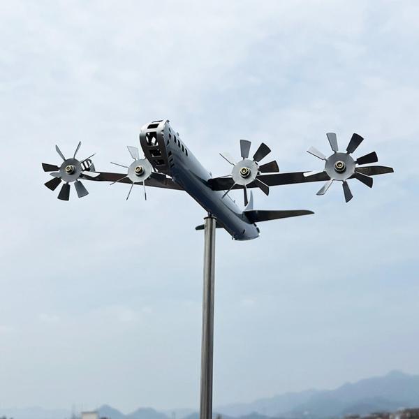 ヤード装飾用航空機風車金属風車3d風車 Stkショップ 通販 Yahoo ショッピング