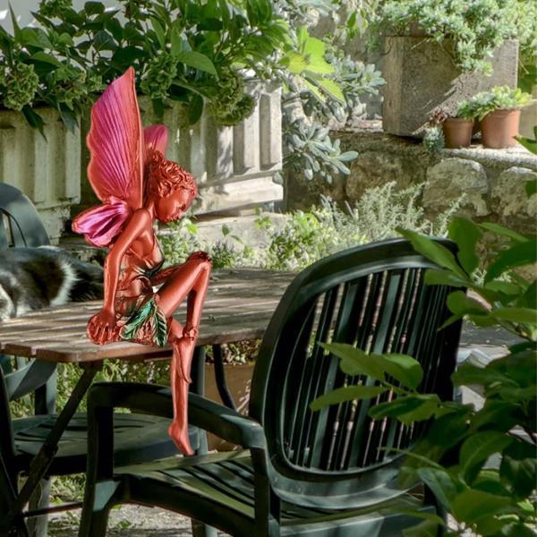 日本産】 パティオクラフトデコレーションピンクの妖精の庭の飾りの置物耐候性 オーナメント、オブジェ - www.we-job.com