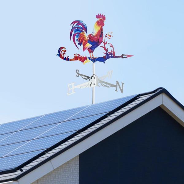 説明:材質:マルチカラーの雄鶏の風見鶏は鉄素材で作られており.頑丈で安定しており.さまざまな気象条件に耐えるように設計されています.多用途の装飾: 動物の鉄製風見鶏は.屋根.庭.フェンス.ガゼボ.庭小屋.納屋.庭.パティオ.屋外.パティオ....